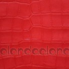 Одежная кожа крокодила красная ALANDA